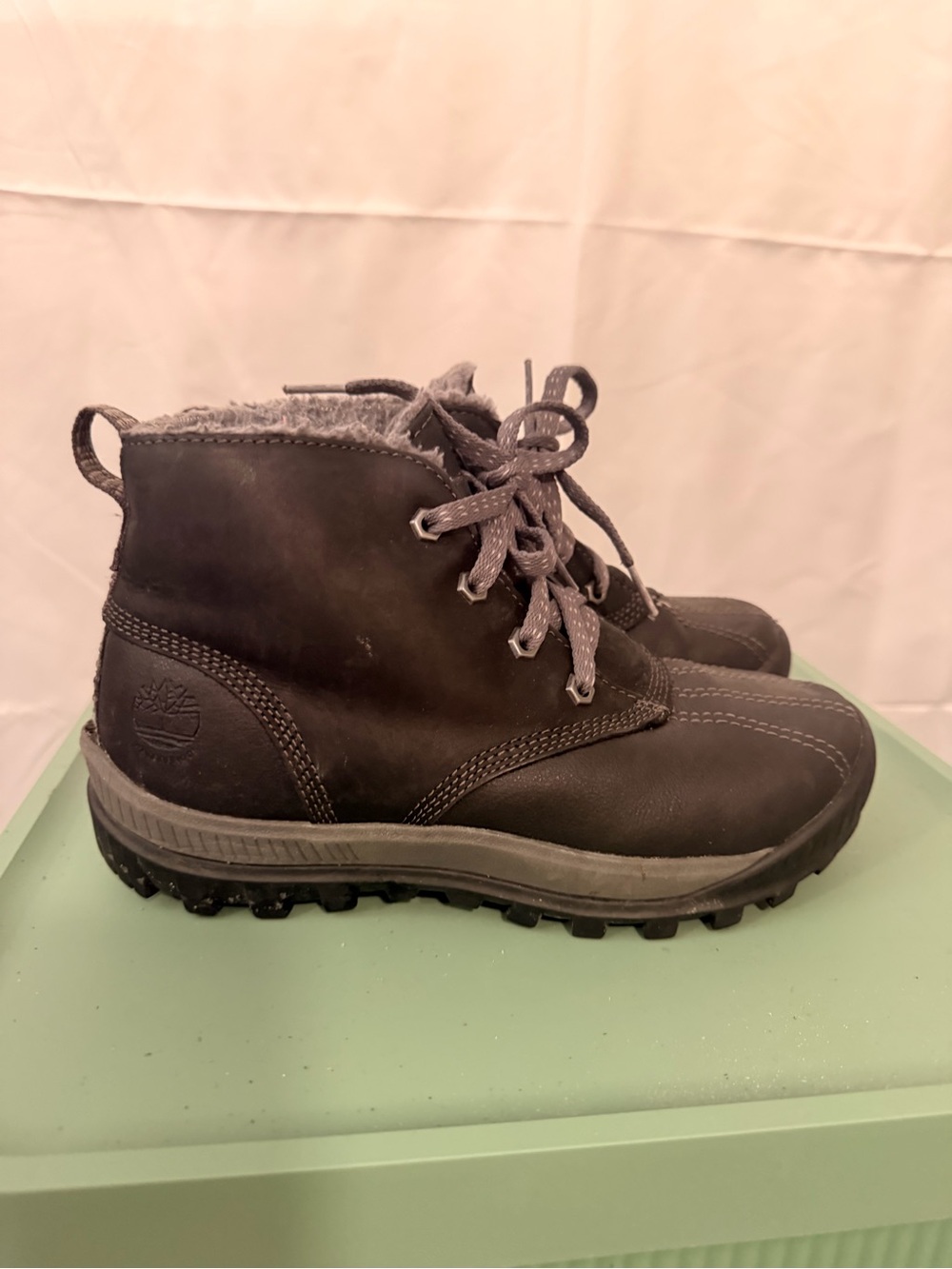 Women’s Timberland Mount Hayes Waterproof Insulated Black Leather Duck Boots